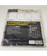 Uncle Paul Coin Collecting Pages 5 Sheets 30 Pockets Standard 9Hole Coin... - $15.86 CAD