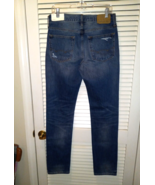 American Eagle Slim Denim Blue Jeans Size 30X34 Blue Distressed Denim NEW - $24.95