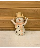 Christmas Snowman Tea Light Candle Holder - $31.11 CAD