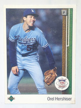 Orel Hershiser 1989 Upper Deck #665 Los Angeles Dodgers MLB Baseball Card - £0.79 GBP