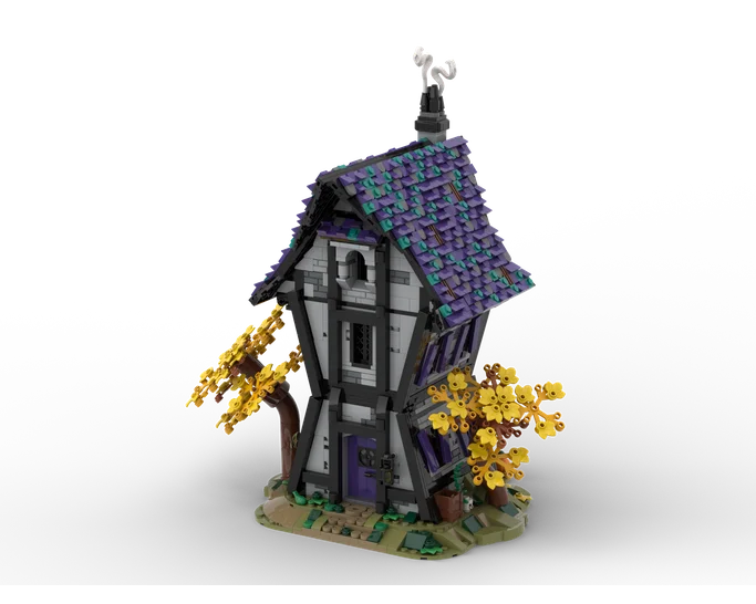 MOC 1912pcs Halloween  Witches&#39; House Building Blocks Set Diy Bricks Toy for - £188.26 GBP