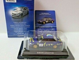 SUBARU LEGACY RS Kyosho 1:64 Mini Car Collection Blue 2014&#39; No7 - £57.42 GBP