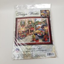 NEW Design Works Counted Cross Stitch Kit Sidewalk Cafe 2735 Nicky Behme - $24.74
