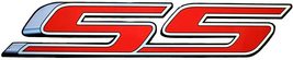 Chevy SS Super Sport in Red Full Size Wall Emblem Art 34&quot; by 7&quot; 5th Gen ... - £58.97 GBP