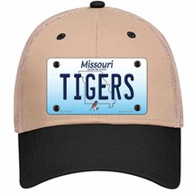 Tigers Missouri Novelty Khaki Mesh License Plate Hat - £21.77 GBP