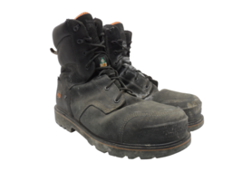 Timberland PRO Men&#39;s 8&quot; XL Composite Toe Work Boots A29N6 Black/Black Size 13W - £37.96 GBP