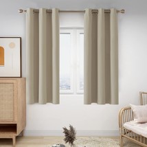 Room-Darkening Thermal Insulated Grommet Blackout Curtain Panels,, Decon... - £30.60 GBP