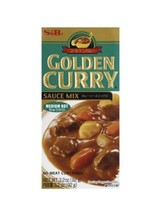 S&amp;B Golden Curry Japanese Curry Mix 3.2 Oz Medium Hot (Pack Of 8) - £77.55 GBP