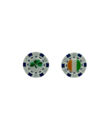 IRELAND AND IRISH SHAMROCK POKER CHIP GOLF BALL MARKERS - $108.21 MXN