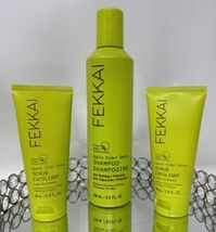 Fekkai Apple Cider Detox Bundle~Shampoo 8.5 Fl Oz + 2 Scrub Exfoliant 2.0 Fl Oz - $46.04