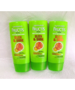 3 Garnier Fructis Fortifying Conditioner Sleek &amp; Shine 3 Oz Travel Size - £3.88 GBP