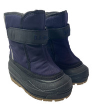 Boys Toddlers L.L.Bean Northwoods Snow Boots Hook and Loop Navy Blue Size 7 NICE - £21.11 GBP
