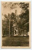 East College De Pauw University Greencastle Indiana postcard - $6.39