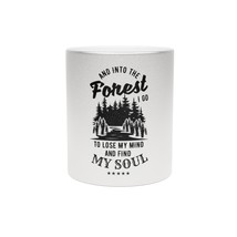 Personalized Metallic Coffee Mug (Gold or Silver) 11oz - Your Custom Design - £20.97 GBP