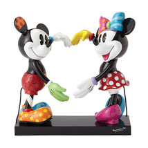 Britto Disney Mickey And Minnie Heart Figurine (Large) - £108.27 GBP