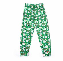 Poker Green and White Novelty Lounge Pants Men&#39;s Size S - $19.79