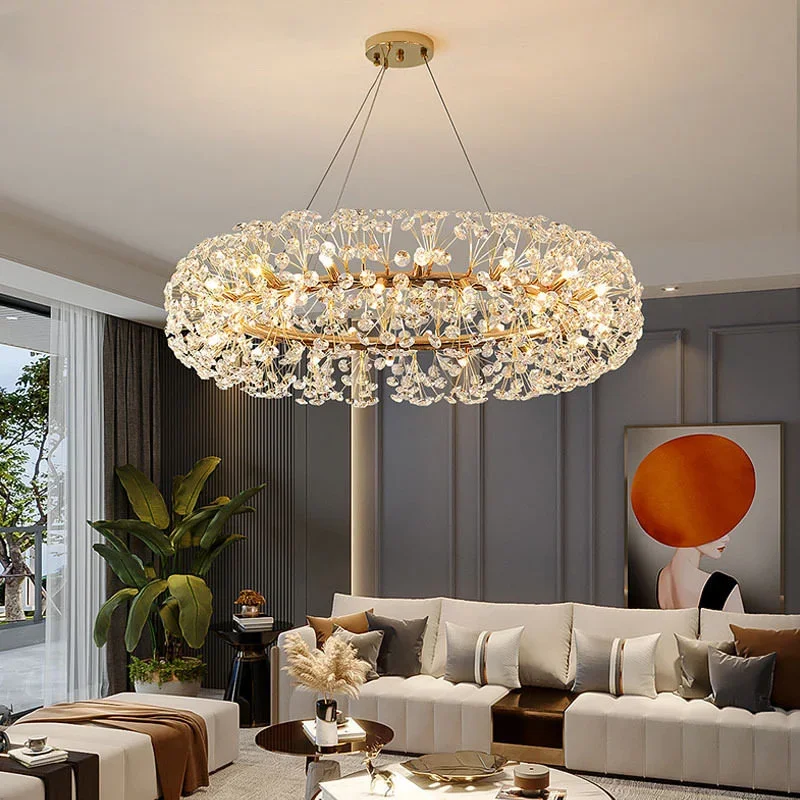 Crystal Modern LED Ceiling Chandelier Lighting for Living Room Bedroom K... - $77.51+
