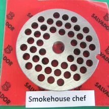 Made in ITALY  #12 x 6mm (1/4") Typical BURGER grind holes Meat Grinder ... - $24.78