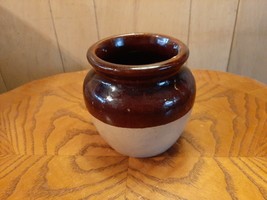 Old Burnham &amp; Morrill Co Portland ME MAINE Stoneware Crock USA Small Bean Crock - £9.73 GBP