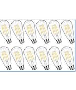 12-Pack E26 LED Light Bulbs Vintage Edison 8W Light Bulbs Replacement 4000K - $544.63 MXN