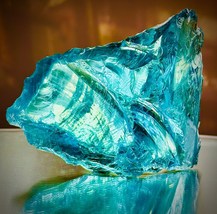 Andara &#39;The Whale Collective&#39;&#39; 850 Gram Turquoise Aquamarine Ray - $255.00