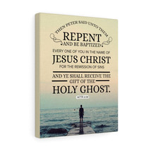  Repent and Be Baptized Acts 2:38 Bible Verse Wall Art Bible Art - £60.74 GBP+