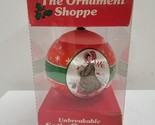The Ornament shoppe Unbreakable Satin Ball Merry Christmas To All 1980 U... - $11.57