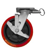 Troll 22-14 8&quot; Caster, Polyurethane, Swivel Lock and Brake, 1000 lbs - $59.39