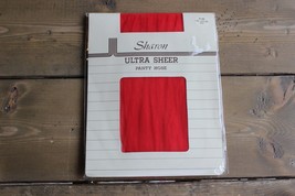 Vintage NWT Sharon Ultra Sheer P/M 100-140lbs Pantyhose Red - £4.70 GBP