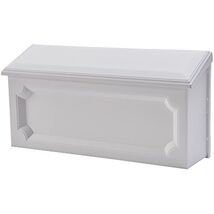 Gibraltar Mailboxes Windsor Small Capacity Rust-Proof Plastic White, Wal... - $42.37