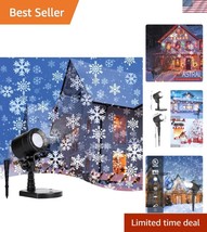 LED Rotating Snowfall Show Light - Perfect for Winter Parties &amp; Holiday ... - $54.00