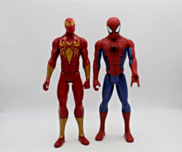 Marvel 2017 Spider Man 2014 Iron Spider Hasbro 12 inch Action Figures  - £10.25 GBP