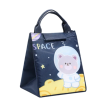 Cartoon Cute Animal Insulation Lunch Box Bag - New - Space Bear - £11.74 GBP