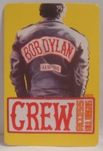 BOB DYLAN - VINTAGE ORIGINAL CONCERT TOUR CLOTH BACKSTAGE PASS - $15.00