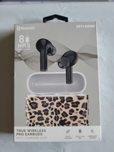 Art + Sound Bluetooth True Wireless Pro EarBuds Leopard Color 8 hrs Play... - $304.63 MXN
