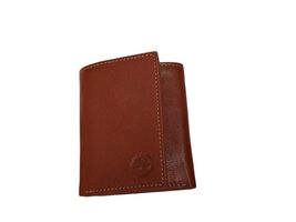Timberland Genuine Leather RFID Blocking Men’s Trifold Wallet Brown NEW - $24.99