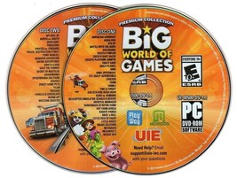 Big World of Games (Over 50 complete Games) (2PC-DVDs, 2014) -NEW DVDs in SLEEVE - £4.68 GBP