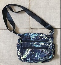 Notag Tropical Rainforest Jungle Print Nylon Multi Pocket Crossbody Purse Bag - £15.48 GBP