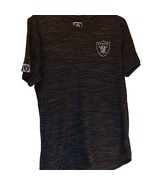 Las Vegas Raiders Team Apparel Mens T Shirt Black Marled Football NFL XL... - $18.80