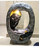 Feng Shui Buddha Water Fountain | Beautiful Indoor fountain with led light - $628.74 CAD