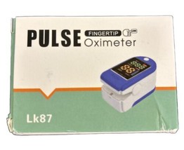 Pulse Oximeter Fingertip, Blood Oxygen Saturation Monitor for Pulse Rate... - £9.59 GBP