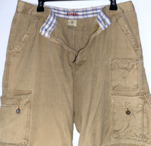 Plugg Cargo Pants Convertible Zip Off Baggy Grunge Skate Mens 36 x 34 Y2K VTG - £37.09 GBP