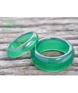 Chakra AURIC Balance SUPER POWER CLEANSE JADE STONE RING WHITE Love TALI... - $68.60 CAD