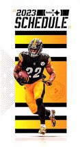 Najee Harris  2023 Pittsburgh Steelers Pocket Season Schedule 23 NFL #22   - £1.59 GBP