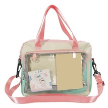 Womens Clear Bags All-matching Shopping Dating Bag Harajuku  Bag Transparent Cro - £46.17 GBP
