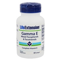 Life Extension Gamma E Mixed Tocopherols &amp; Tocotrienols, 60 Softgels - £23.98 GBP