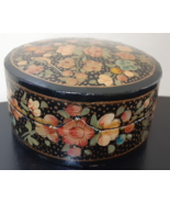Vintage Small Papier Mache jewelry box made in India - £15.60 GBP