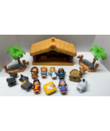 Fisher Price Little People Retired Christmas Musical Manger Nativity Set - $67.84 CAD