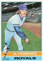 1976 Topps Al Fitzmorris 144 Royals - $1.00