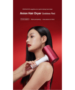 SOOCAS H5 Negative Ion Hair Dryer 1800W Professional Blow Dryer Aluminum... - $69.00
